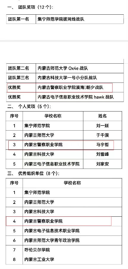 捷报频传｜我院学生在全区教育系统第一届网络安全大赛中取得优异成绩