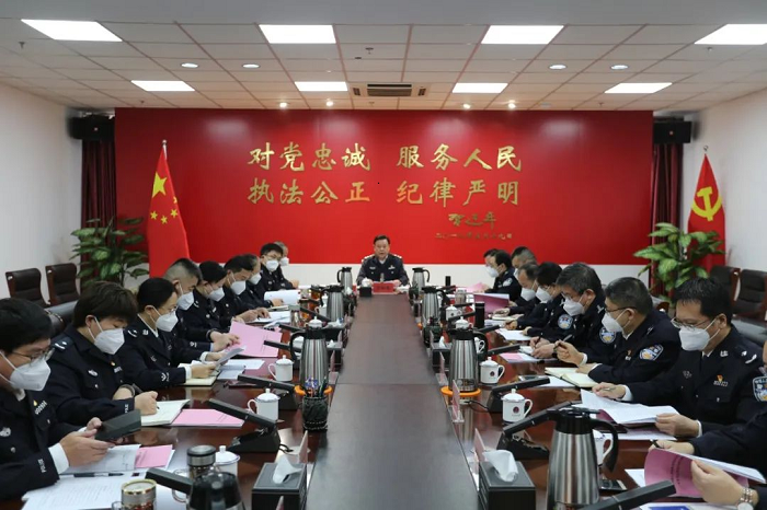 内蒙古警察职业学院召开2022年度支部书记抓基层党建工作现场述职评议工作会