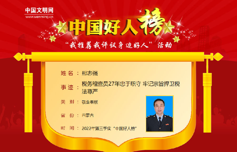 喜报| 我院教职工李俊怀同志荣登2022年第三季度“中国好人榜”