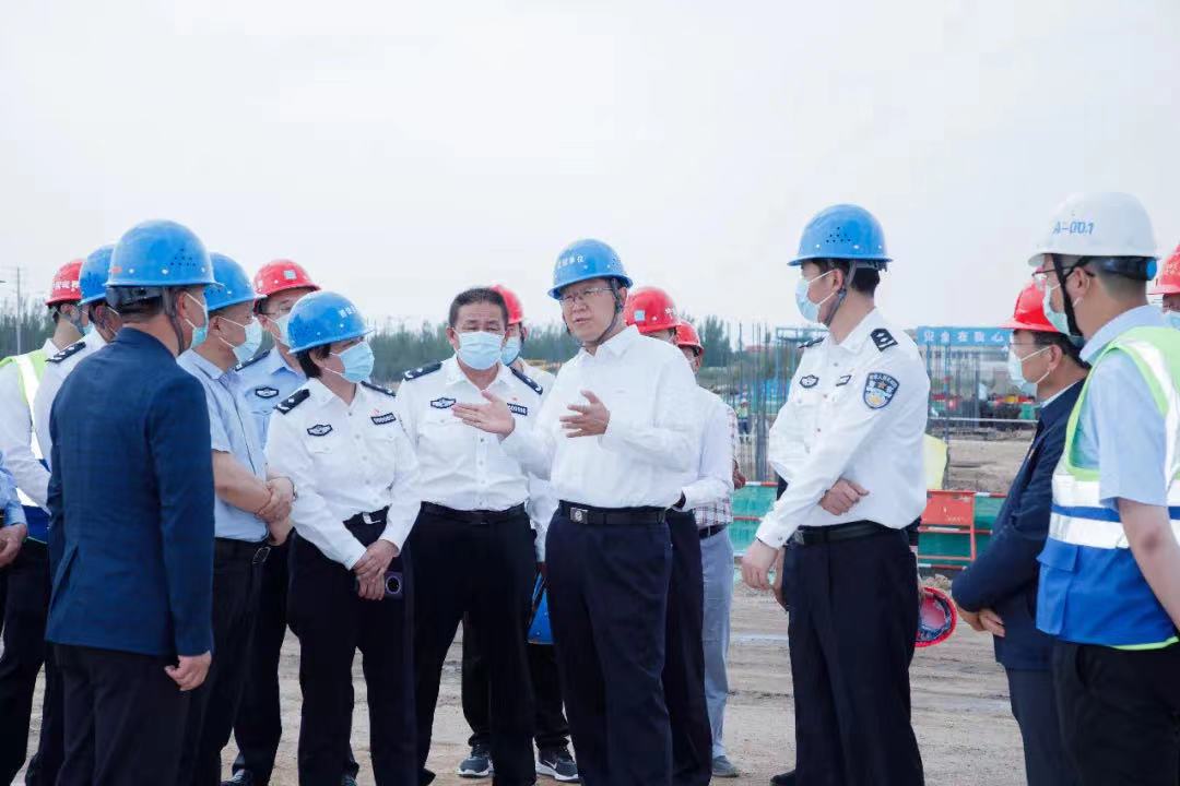 衡晓帆深入内蒙古警察职业学院新校区调研指导项目建设